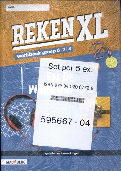 Afbeelding van RekenXL (set 5 ex) groep 6/7/8 werkboek