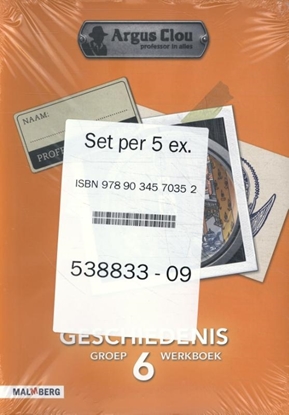 Afbeeldingen van Argus Clou (set 5 ex) groep 6 Geschiedenis Werkboek