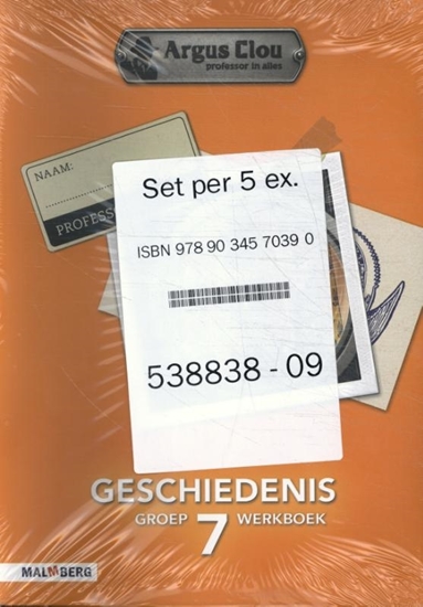 Afbeelding van Argus Clou (set 5 ex) Geschiedenis groep 7 Werkboek