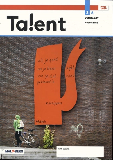 Afbeelding van Talent 2 vmbo-kgt nederlands leerwerkboek A