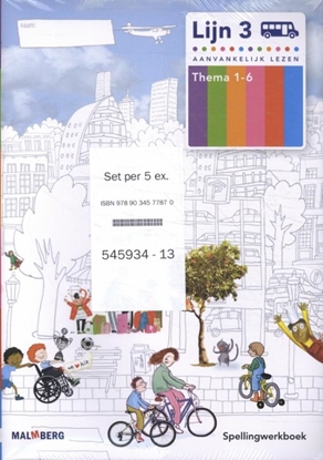 Afbeeldingen van Lijn 3 (5 ex) groep 3 thema 1-6 Spellingwerkboek