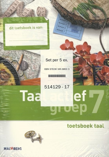 Afbeelding van Taal Actief set 5 ex Groep 7 Taal Toetsboek