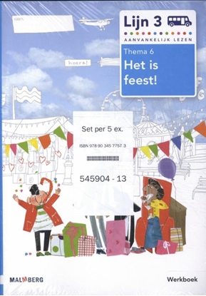 Afbeeldingen van Lijn 3 (5 ex) groep 3 thema 6 Het is feest! Werkboek