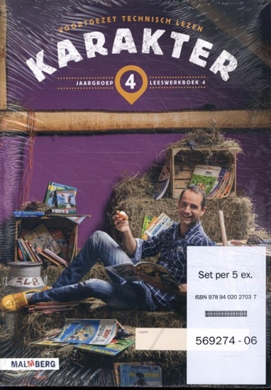 Afbeelding van Karakter Groep 4 Leeswerkboek 4