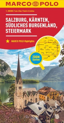 Afbeeldingen van Marco Polo Wegenkaart Marco Polo Wegenkaart 02 Salzburg, Karinthië