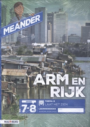 Afbeeldingen van Meander (5 ex) groep 7-8 thema 8 aardrijkskunde Leerwerkboek