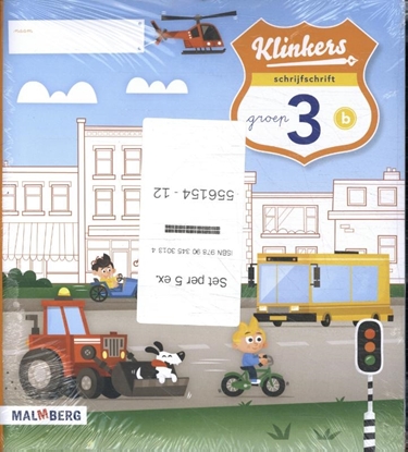 Afbeeldingen van Klinkers (set 5ex) Groep 3 Schrijfschrift B
