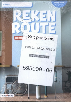 Afbeeldingen van Rekenroute set 5 ex groep 7 Kommagetallen/breuken Werkboek