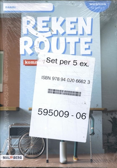 Afbeelding van Rekenroute set 5 ex groep 7 Kommagetallen/breuken Werkboek