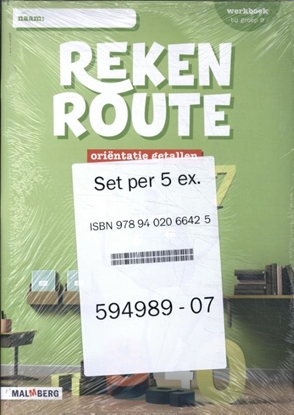 Afbeeldingen van Rekenroute (set 5 ex) groep 5 Werkboek