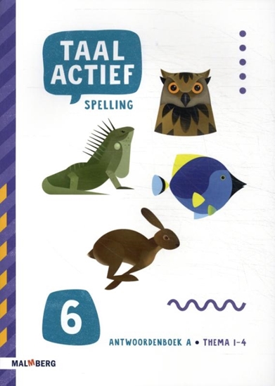 Afbeelding van Taal actief groep 6 thema 1-4 Antwoordenboek A