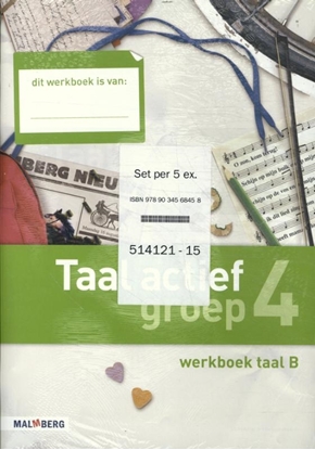 Afbeeldingen van Taal Actief (set 5 ex) Taal B groep 4 Werkboek