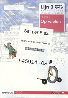 Afbeeldingen van Lijn 3 (5 ex) groep 3 thema 4 Op wielen Werkboek
