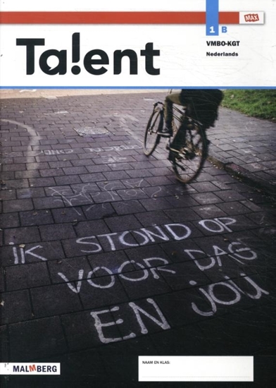 Afbeelding van Talent 1 vmbo-kgt nederlands Leerwerkboek B