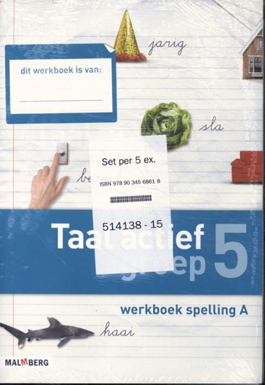 Afbeelding van Taal actief (set 5 ex) groep 5 spelling Werkboek