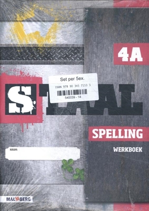 Afbeeldingen van Staal spelling (set 5 ex) groep 4 werkboek a