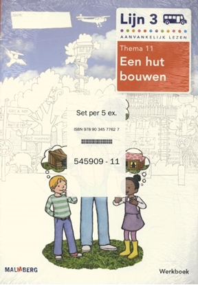 Afbeeldingen van Lijn 3 (5 ex) groep 3 thema 11 een hut bouwen Werkboek
