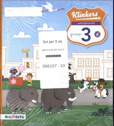 Afbeeldingen van Klinkers (set 5ex) Groep 3 Schrijfschrift D