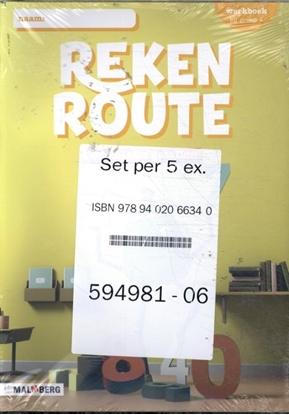 Afbeeldingen van Rekenroute (set 5 ex) groep 4 Werkboek