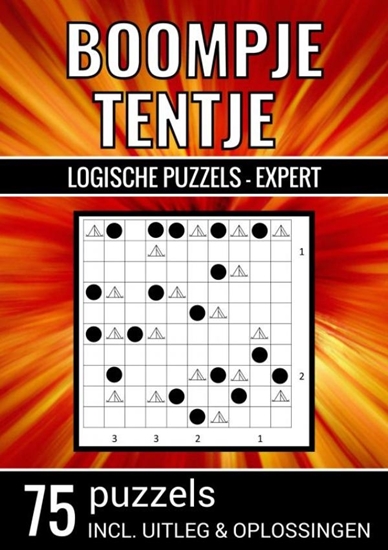 Afbeelding van Boompje Tentje - Logische Puzzels Expert - 75 Puzzels, Incl. Uitleg & Oplossingen