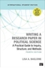 Afbeelding van Writing a Research Paper in Political Science - International Student Edition