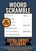 Afbeelding van Boekcadeau voor Jou! - Woord Scramble - Extra Groot Lettertype