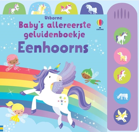 Afbeelding van Baby's allereerste geluidenboekje Eenhoorns