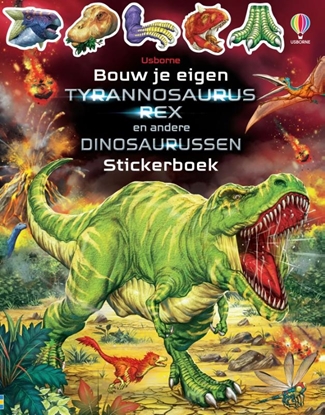 Afbeeldingen van Bouw je eigen stickerboek Tyrannosaurus rex en andere dinosaurussen