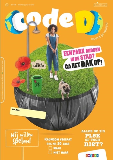Afbeelding van Code D groep 5 mens en natuur thema 2 werkboek