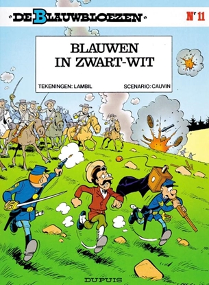 Afbeeldingen van De Blauwbloezen Blauwen in zwart-wit