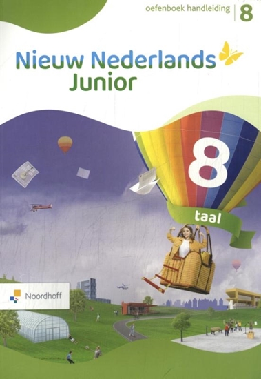 Afbeelding van Nieuw Nederlands Junior Taal groep 8 handleiding oefenboek