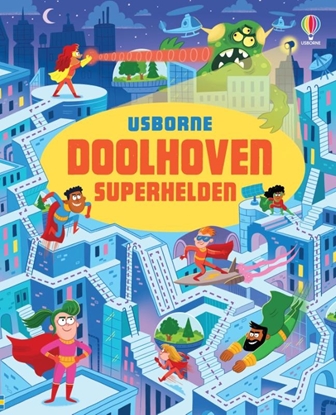Afbeeldingen van Doolhoven Usborne Superhelden