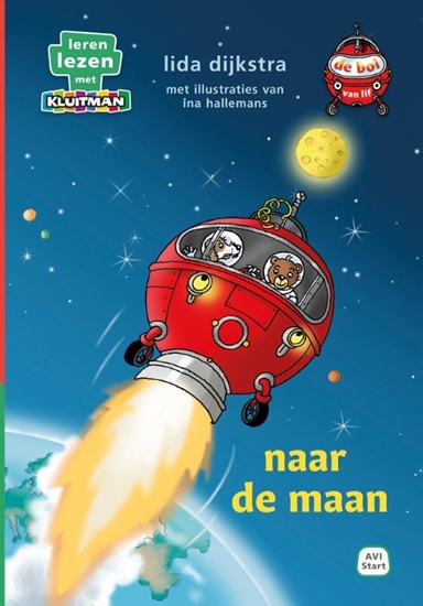 Afbeelding van Leren lezen met Kluitman de bol van lif. naar de maan