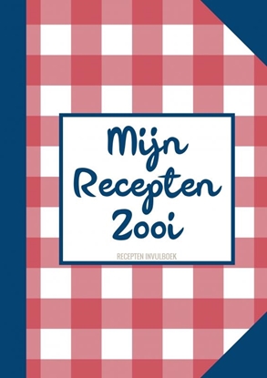 Afbeeldingen van Boek Cadeau Vrouw / Boekcadeau Collega - Recepten Invulboek - Receptenboek - "Mijn Recepten Zooi"