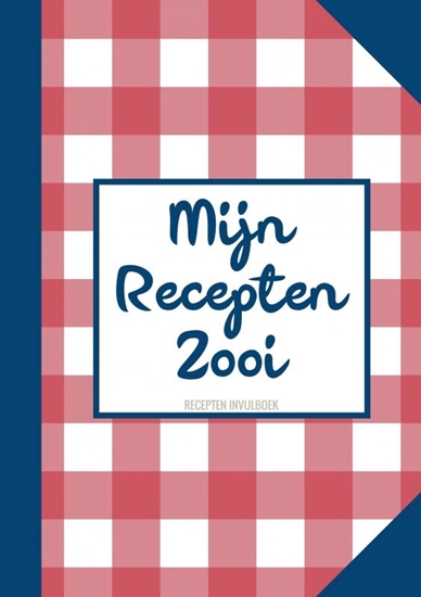 Afbeelding van Boek Cadeau Vrouw / Boekcadeau Collega - Recepten Invulboek - Receptenboek - "Mijn Recepten Zooi"