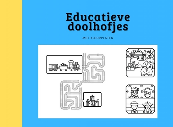 Afbeelding van Educatieve doolhofjes voor kinderen