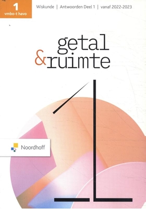 Afbeeldingen van Getal & Ruimte vmbo-t/h 1 deel 1 Antwoordenboek