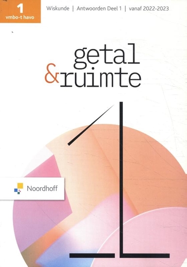 Afbeelding van Getal & Ruimte vmbo-t/h 1 deel 1 Antwoordenboek