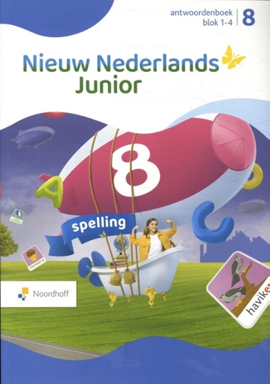 Afbeelding van Nieuw Nederlands Junior Spelling Groep 8 Blok 1-4 Antwoordenboek