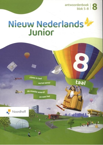 Afbeelding van Nieuw Nederlands Junior Taal groep 8 blok 5-8 antwoordenboek
