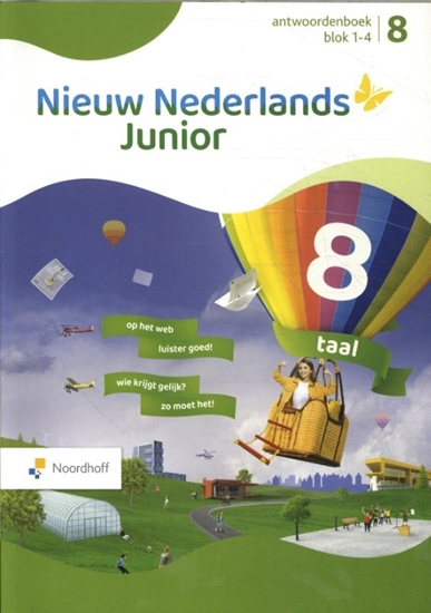 Afbeelding van Nieuw Nederlands Junior groep 8 blok 1-4 taal Antwoordenboek