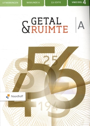 Afbeeldingen van Getal & Ruimte vwo A 4 uitwerkingenboek