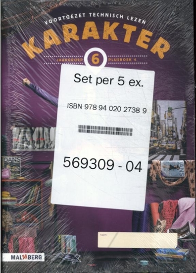 Afbeelding van Karakter (set 5 ex) Groep 6 Plusboek 4
