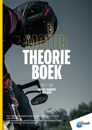 Afbeeldingen van ANWB Rijopleiding Motor - Theorieboek+online examens oefenen Rijbewijs A
