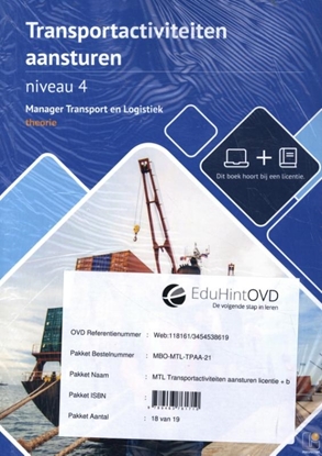 Afbeeldingen van Transportactiviteiten aansturen Niveau 4 manager transport en logistiek Theorieboek