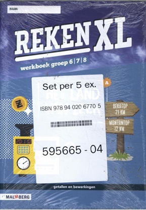 Afbeeldingen van RekenXL (set 5) groep 6-7-8 Werkboek
