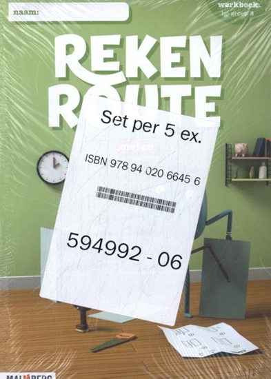 Afbeelding van Rekenroute groep 5 Werkboek