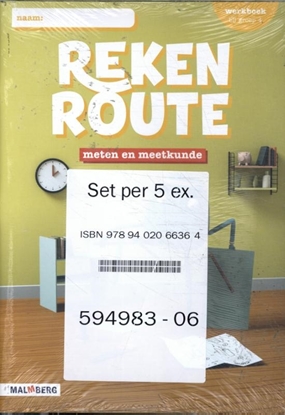 Afbeeldingen van Rekenroute (set 5 ex) groep 4 Werkboek