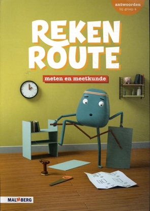 Afbeeldingen van Rekenroute groep 4 Meten en meetkunde Antwoordenboek