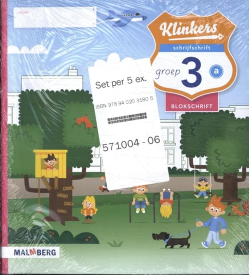 Afbeelding van Klinkers (5 ex) groep 3 Schrijfschrift A